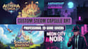 design custom steam artwork showcase and steam profile art