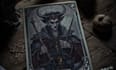 create dark gothic wicthy tarot card art and mystical illustrations