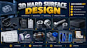 3d hard surface design mechanical model industrial product model for 3d printing