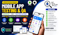 do website testing, app testing, usability testing, bug QA and ios app testing