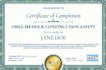 tutor for osha 10 30