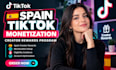do complete tik tok monetization, spanish content creator rewards program