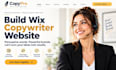 build wix copywriter website freelance writing portfolio service website