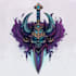 design fantasy game logo