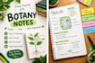 create clear botany notes
