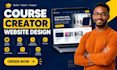 create course website lms website learndash website membership website