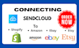 setup sendcloud shipping with shopify amazon ebay etsy woocommerce integration