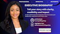 write a professional and impactful executive biography
