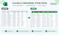 do excel data entry, formatting and spreadsheet cleanup