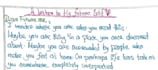 write beautifully and clearly anything