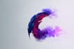 create a watercolor logo design