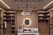 create 3d interior renders for living room, bedroom and dressing rooms