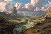 design epic fantasy environments and landscapes