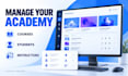 build a custom lms website for your courses and training