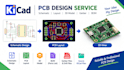 design professional pcb schematic and layout in kicad