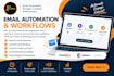 set up email automation and automated workflows