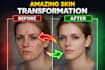 do high end photo retouching and skin smoothing