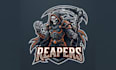 create reaper mascot logo with unlimited revision