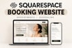 design squarespace booking website, appointment and scheduling system