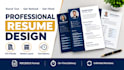 design a professional modern CV resume for you