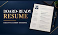 write a powerful board resume