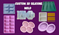 create plastic mold injection mold silicone mold dfm bottle cap mold design