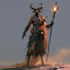 design custom dark fantasy characters and warrior concept art