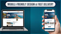 build responsive websites with HTML, CSS, bootstrap and javascript