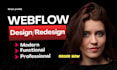 develop webflow website design webflow redesign webflow, figma to webflow seo