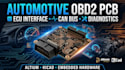 design automotive obd2 pcb ecu interface and diagnostic hardware
