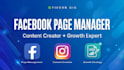 be your expert facebook business page manager and content creator