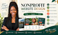 design nonprofit website, charity website and ngo website