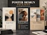 design a professional custom poster