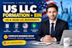 do US llc registration, llc formation, ein and boi setup