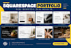 do squarespace website design, redesign with squarespace website development