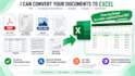 convert PDF and scanned documents to excel accurately