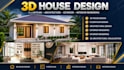 3d house design floor plan architecture design exterior and interior rendering