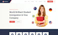 build squarespace immigration course website visa consultant coaching website