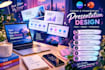 design canva presentation and powerpoint slides