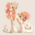 draw a colorful custom pony character