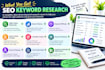 do SEO keyword research and competitor analysis