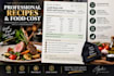 create profesional recipes with food cost and preparations