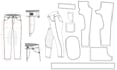 create a digital sewing pattern from your sketch ready to cut and sew