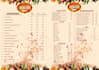 design a professional restaurant menu card