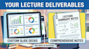 deliver engaging online lectures, live tutoring, and course presentations