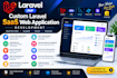 build a custom laravel saas web application with PHP