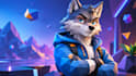 design stylized low poly 3d animal mascot and custom character