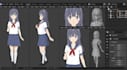create 3d character model, vtuber, anime, 3d rigging, vroid, vrchat, mmd, nsfw