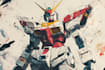 create a gundam robot art and illustration