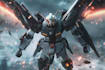 make gundam character illustration